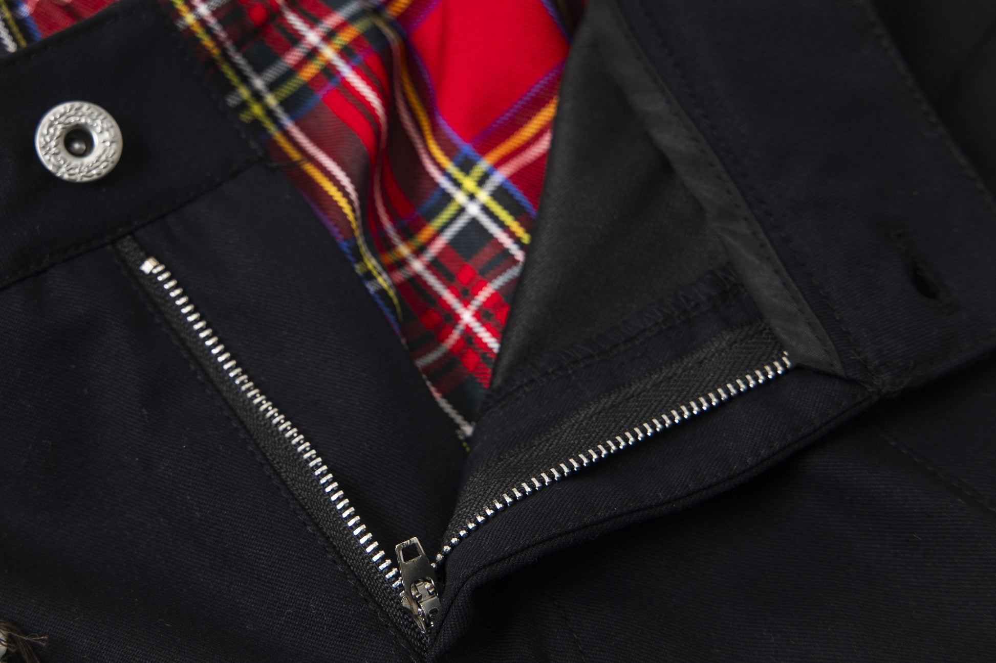 Plaid Waist Detail | Cargo Pants - Santo 