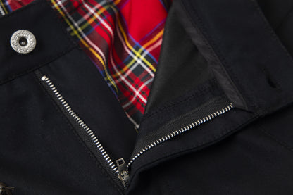 Plaid Waist Detail | Cargo Pants - Santo 