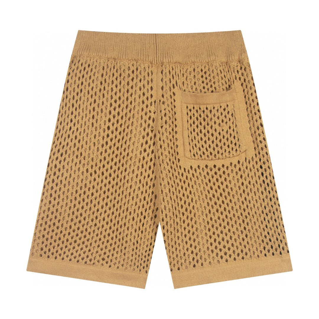 Mesh Stripe Knit | Baggy Shorts - Santo 