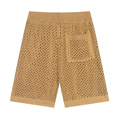 Mesh Stripe Knit | Baggy Shorts - Santo 