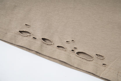 Retro Camouflage Patchwork | Ripped Sweatshirt - Santo 