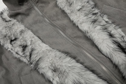 Patchwork Fur | Winter Stand Jacket