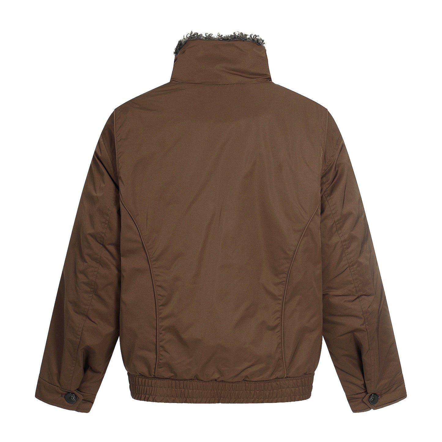 Fleece-Lined | Stand Collar Jacket
