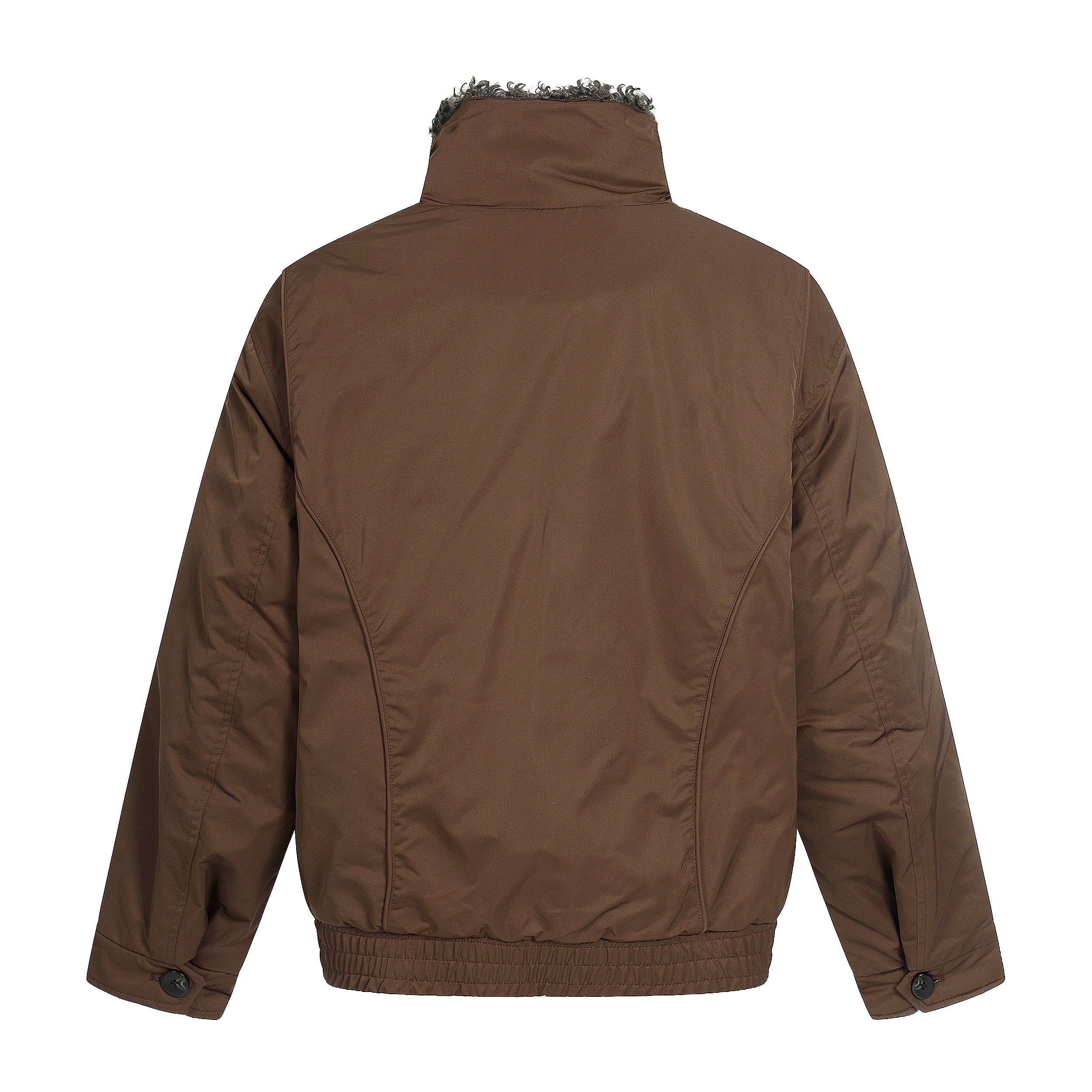 Fleece-Lined | Stand Collar Jacket