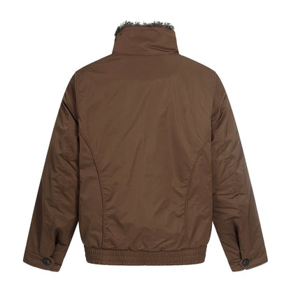 Fleece-Lined | Stand Collar Jacket