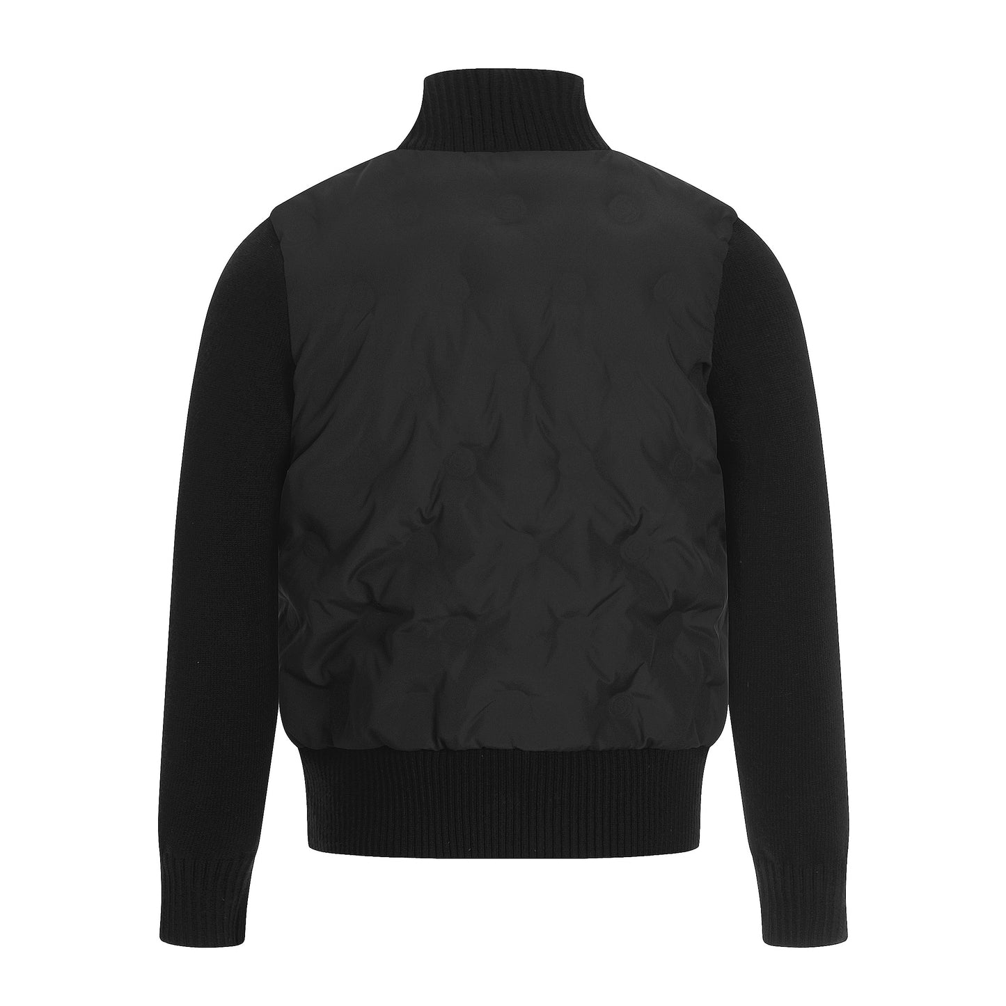 Cloud Shell | Knit-Sleeve Bubble Zip Jacket - Santo 