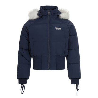 Alpine Fuse | Logo Patch Hooded Puffer