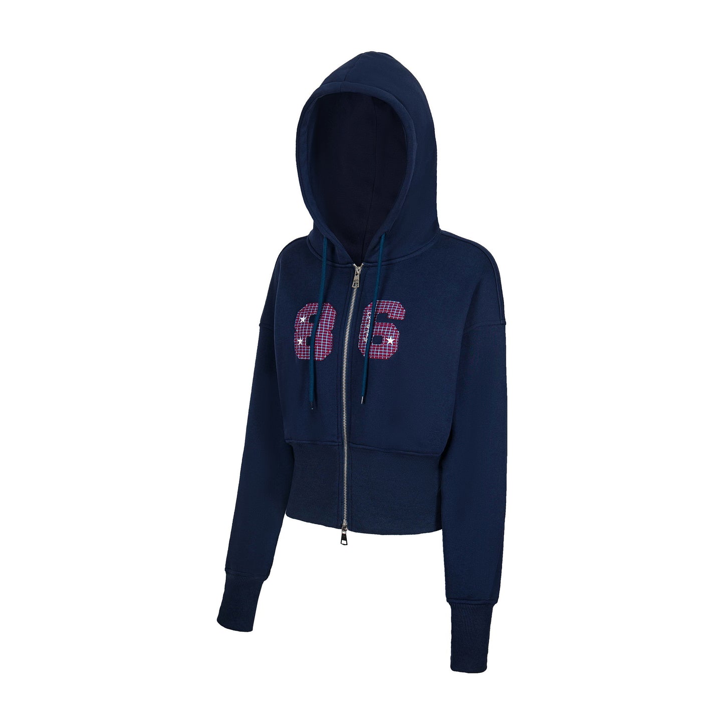 86 Zip Hoodie – Sporty Cropped Fit