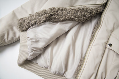 Faux Edge | Belted Vegan Leather Moto Jacket