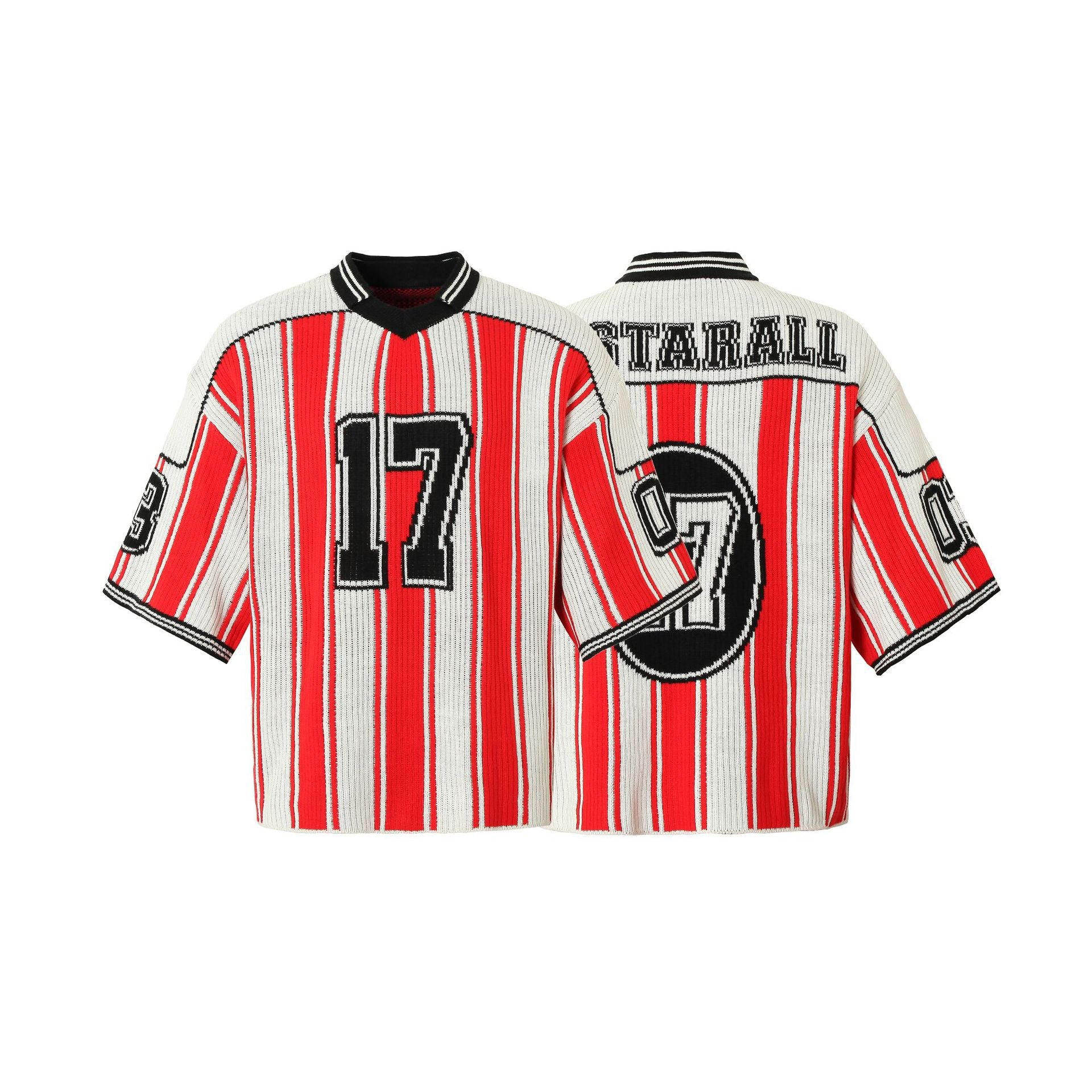 Varsity Stripe Knit | Jersey Tee - Santo 