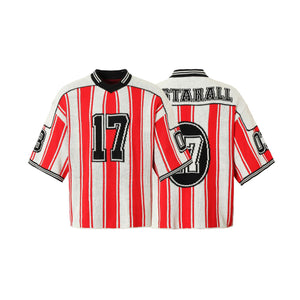 Varsity Stripe Knit | Jersey Tee - Santo 