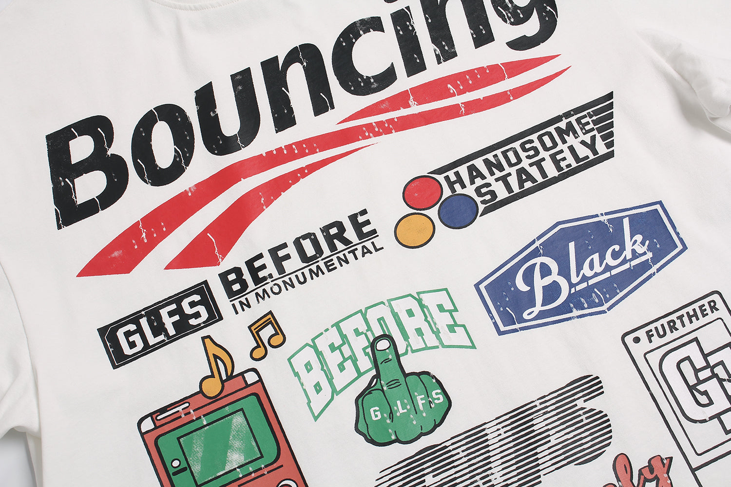 Bouncing | Vintage T-Shirt - Santo 