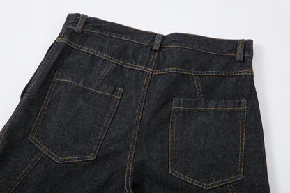 Minimal Panel Cut | Baggy Jeans - Santo 