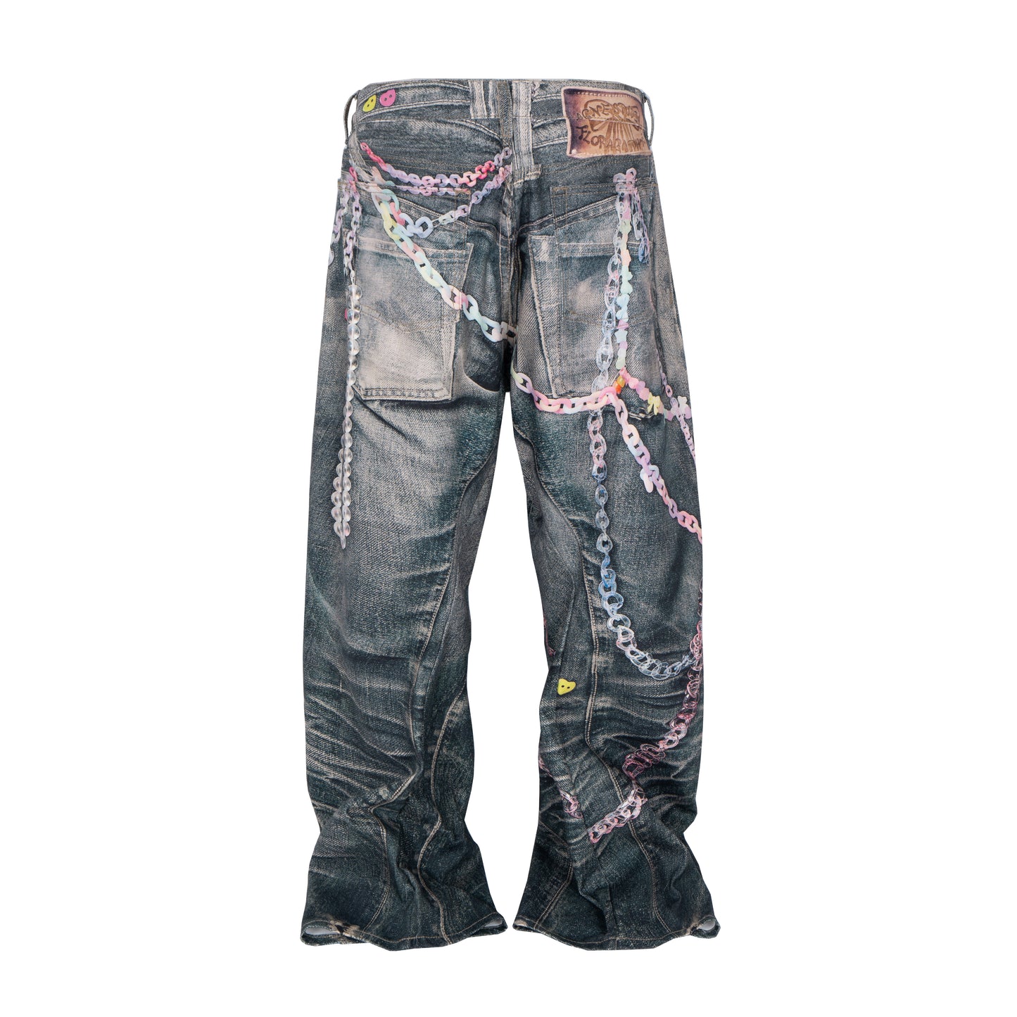 Candy Chain Washed | Baggy Jeans - Santo 