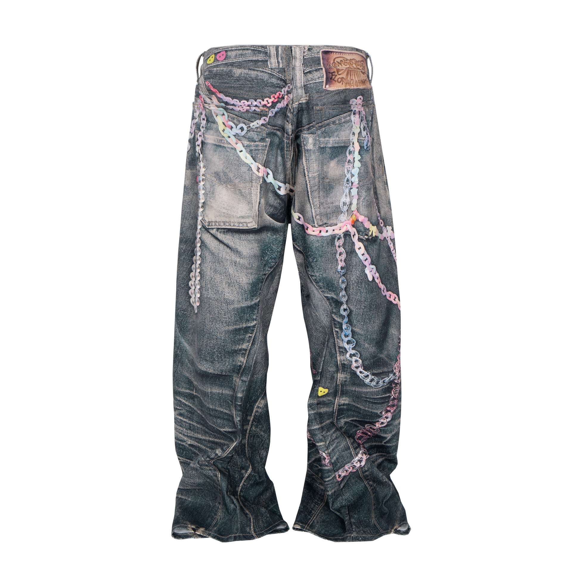 Candy Chain Washed | Baggy Jeans - Santo 