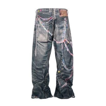 Candy Chain Washed | Baggy Jeans - Santo 