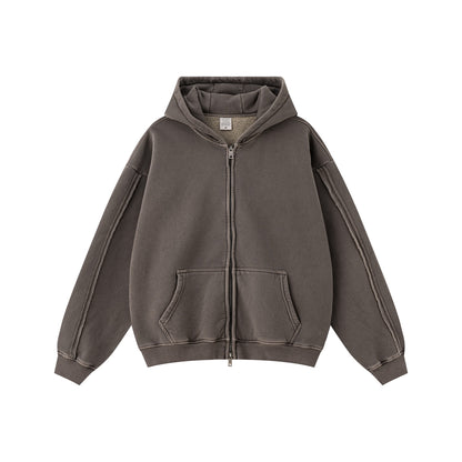 Vintage | Classic Zip Up Hoodie - Santo 