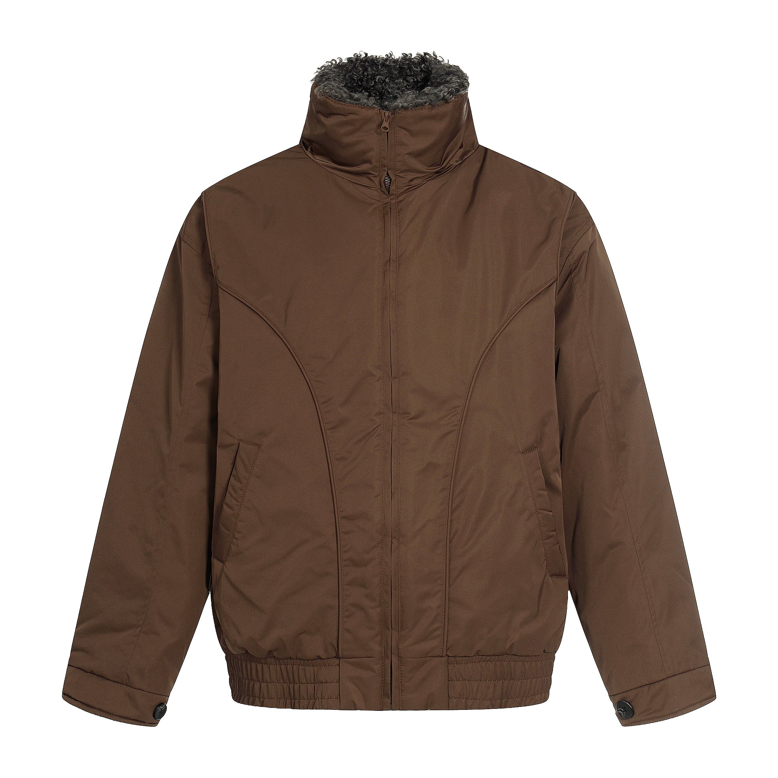 Fleece-Lined | Stand Collar Jacket
