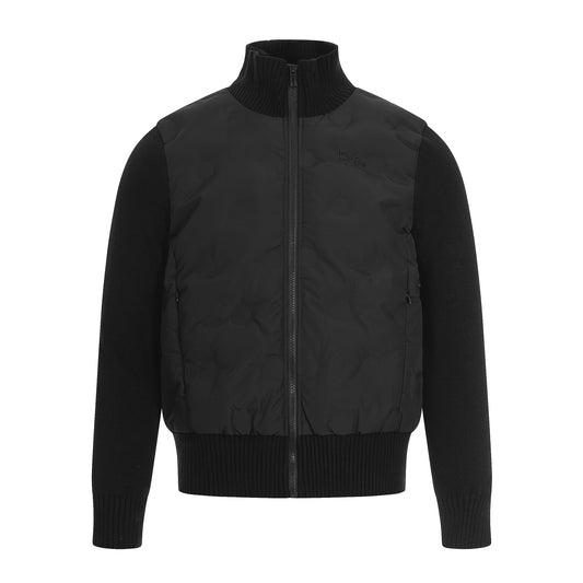 Cloud Shell | Knit-Sleeve Bubble Zip Jacket - Santo 