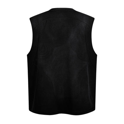 Midnight Utility | Sleeveless Pocket Knit Top - Santo 