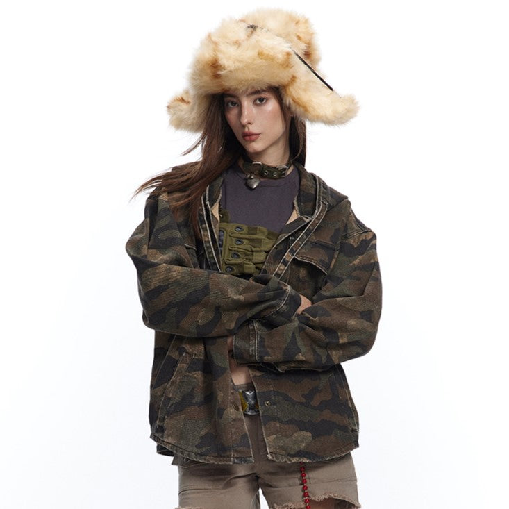 Camouflage | Hooded Jacket - Santo 
