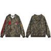 Camo Varsity Patch | Zip Up Hoodie