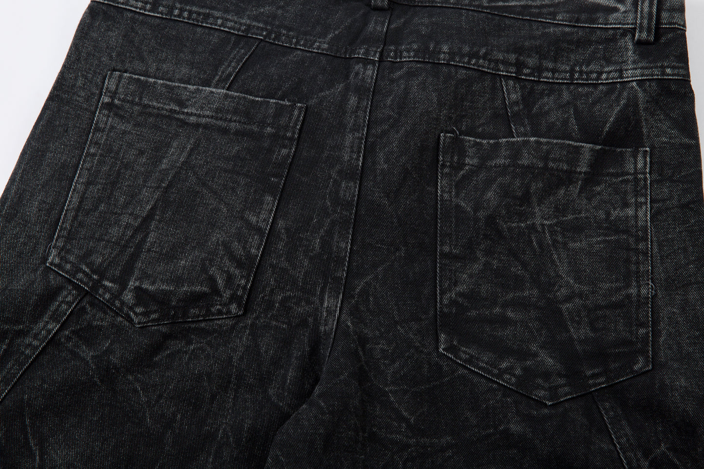 Crinkle Washed Structure | Baggy Jeans - Santo 
