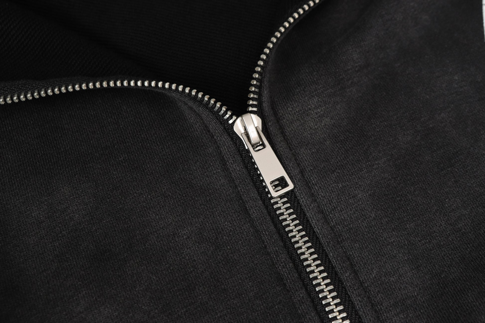 Vintage Sport Stripe | Zip Up Hoodie - Santo 