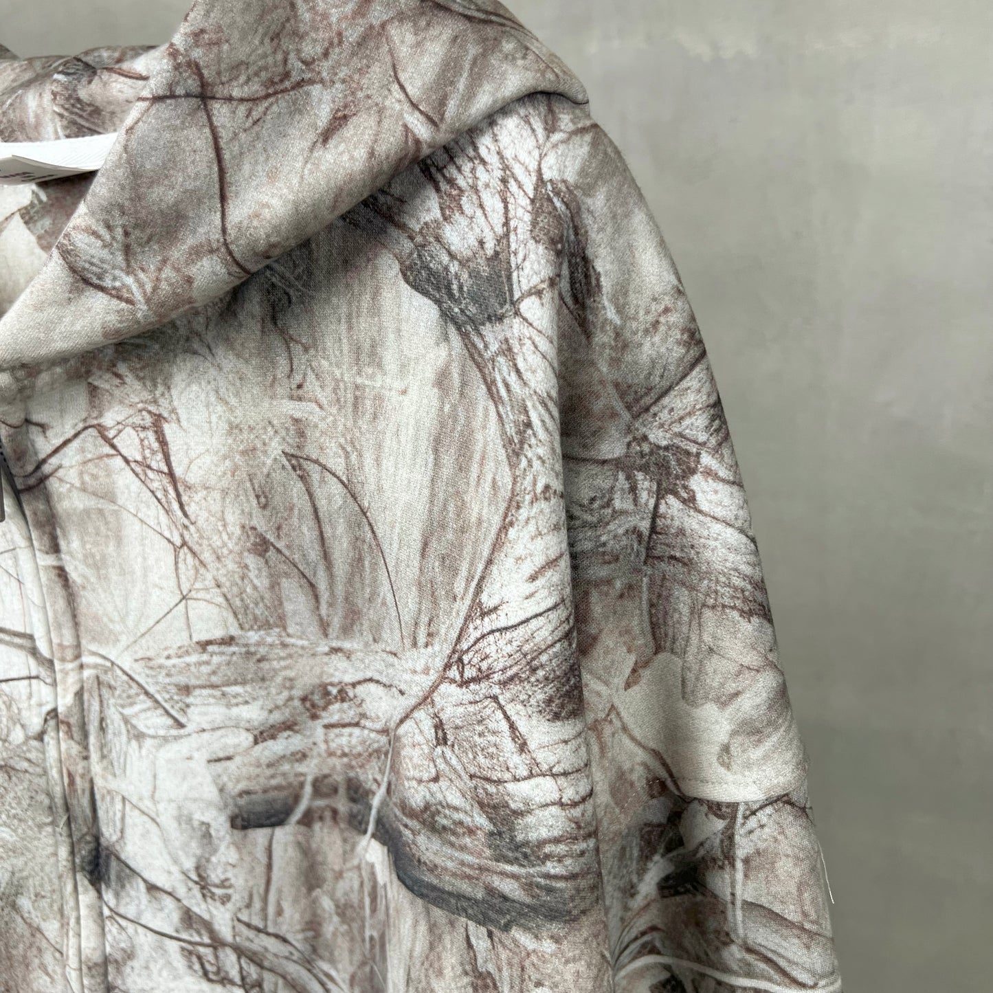 Forest Camo | Oversized Zip-Up Hoodie - Santo 