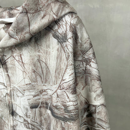 Forest Camo | Oversized Zip-Up Hoodie - Santo 