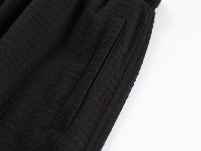 Waffle Drawstring Wide | Jogger Pants - Santo 
