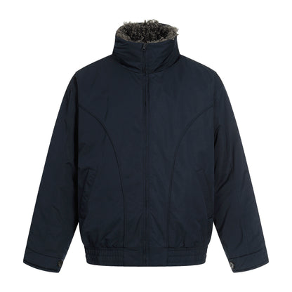 Fleece-Lined | Stand Collar Jacket