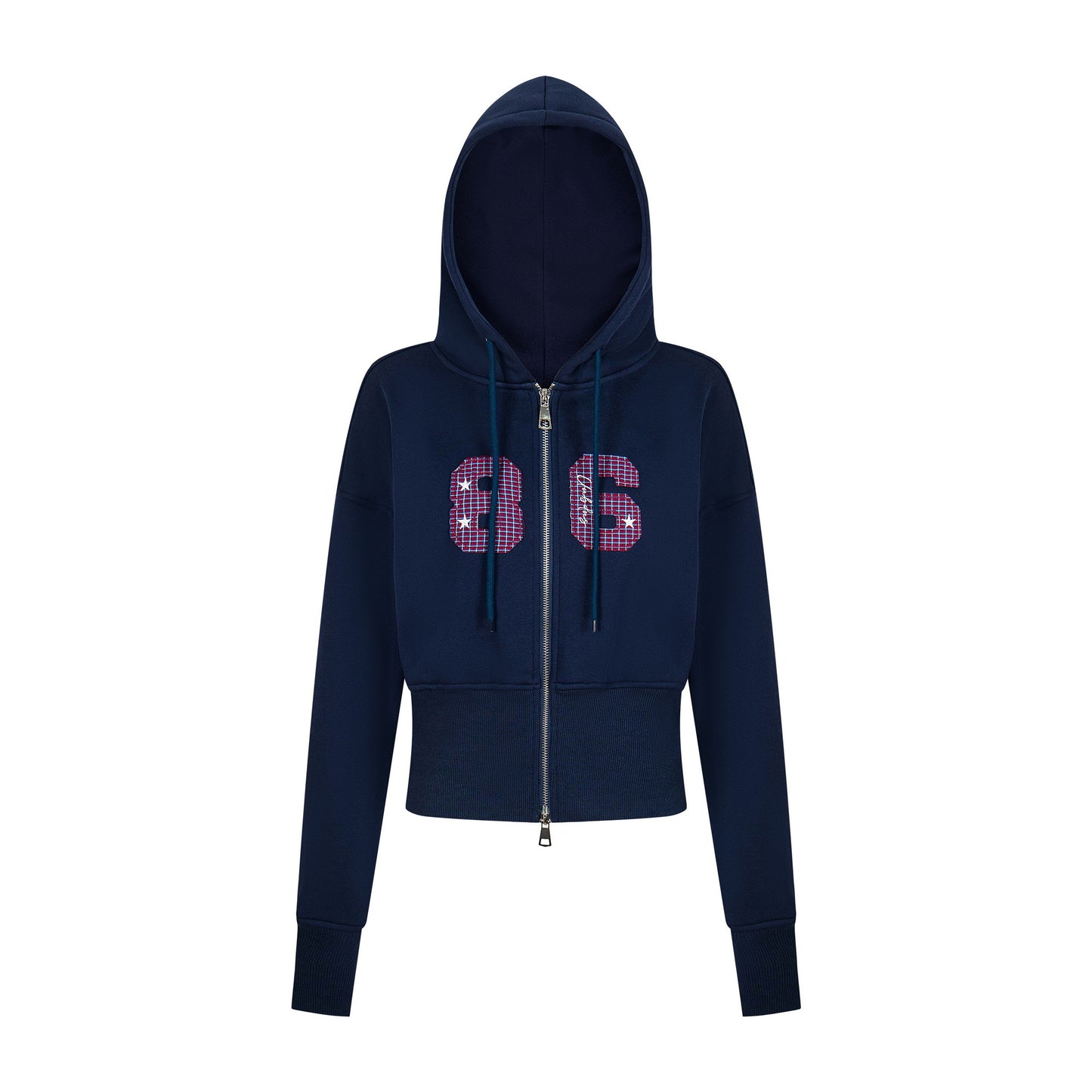 86 Zip Hoodie – Sporty Cropped Fit