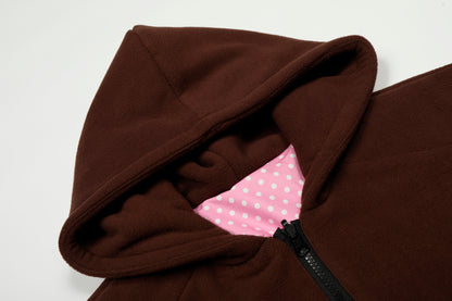 Whisker Ears | Zip-Up Bomber-Style Hoodie