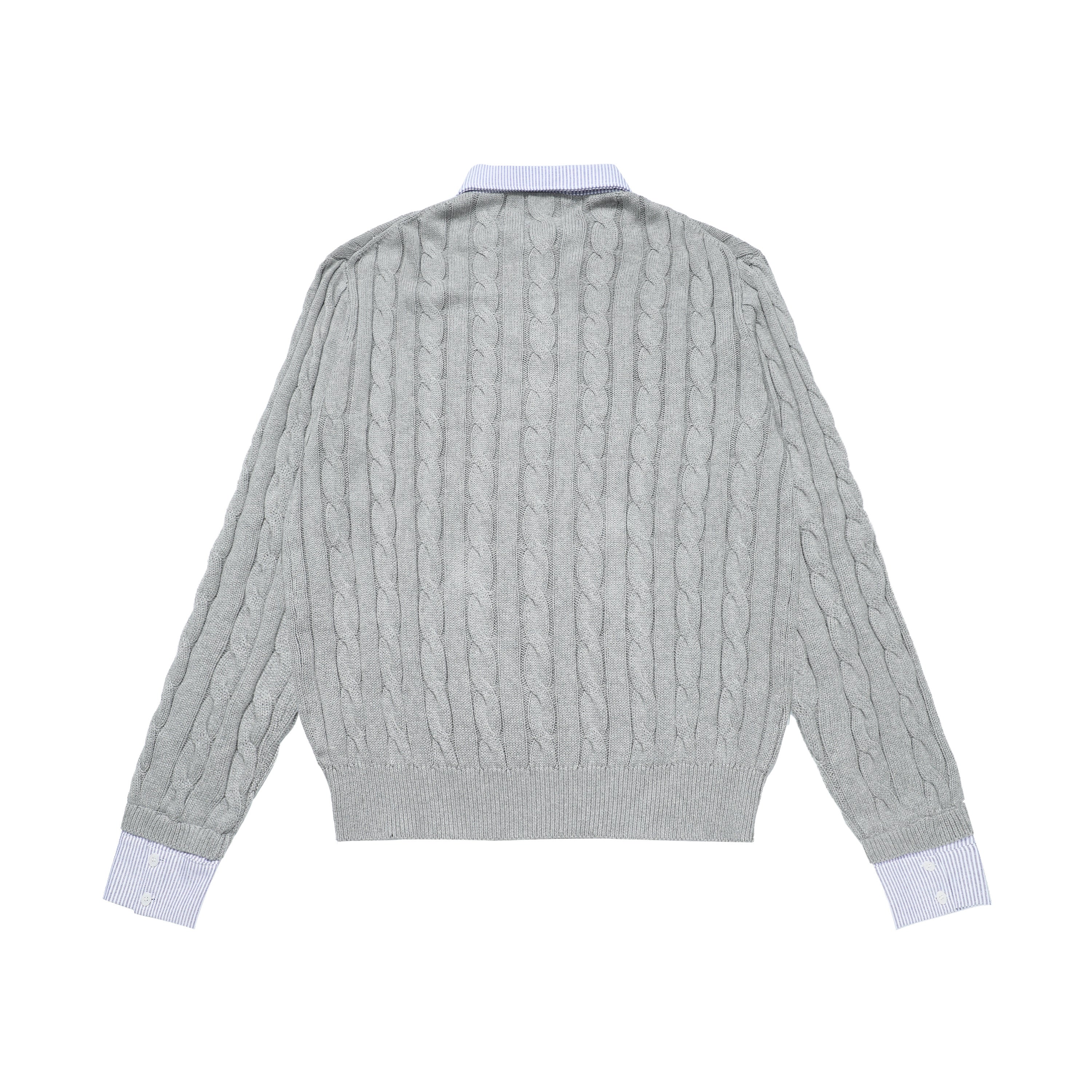 Fuzzy Pup | Dog Sweater with Colorful Knit Scarf