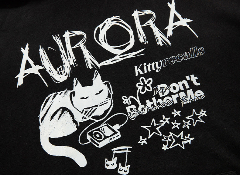 Sweat à capuche graphique Aurora Edge | Statement