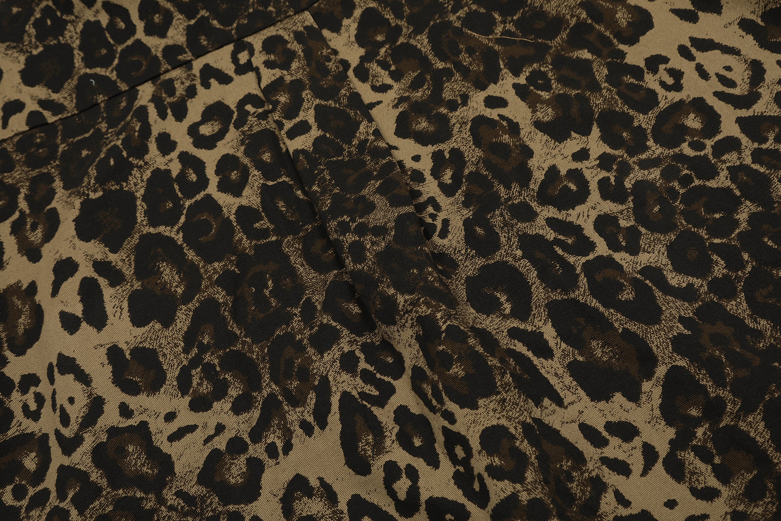 "Leather Label Leopard Print" Polo T Shirt - Santo 