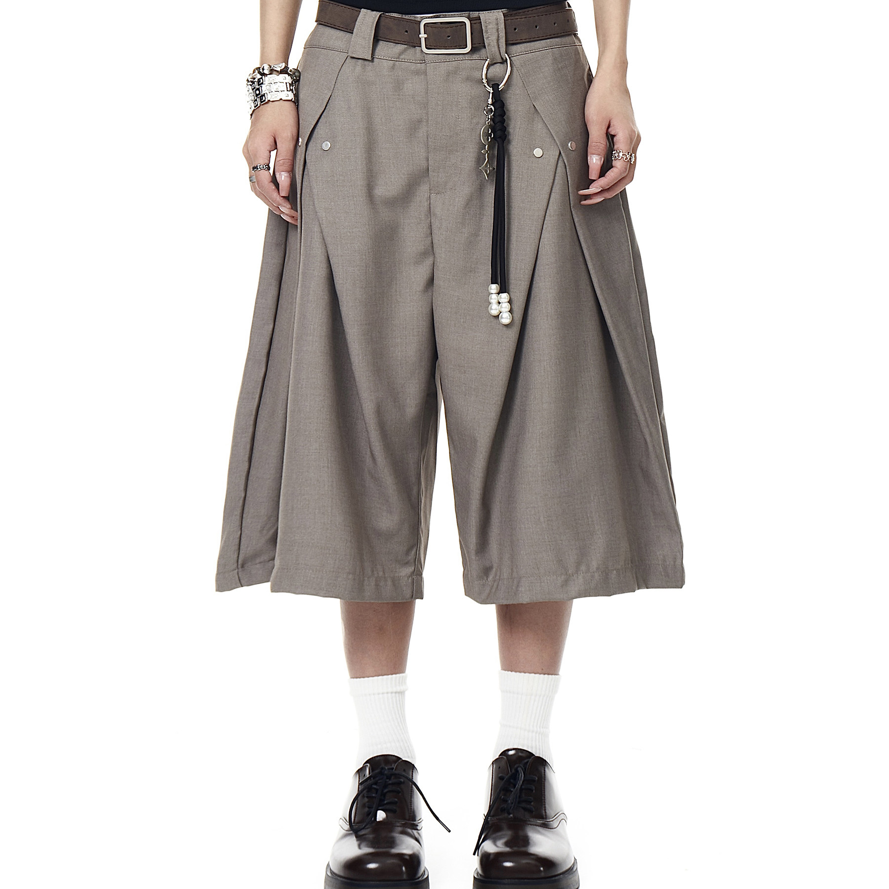Vintage Deconstructed Pleated Shorts – Santo