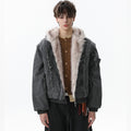 Vintage Distressed | Fur Winter Jacket