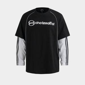 Layered Sleeve Design | Patchwork Sweatshirt - Santo 