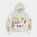 Graffiti Icon Print | Washed Hoodie - Santo 