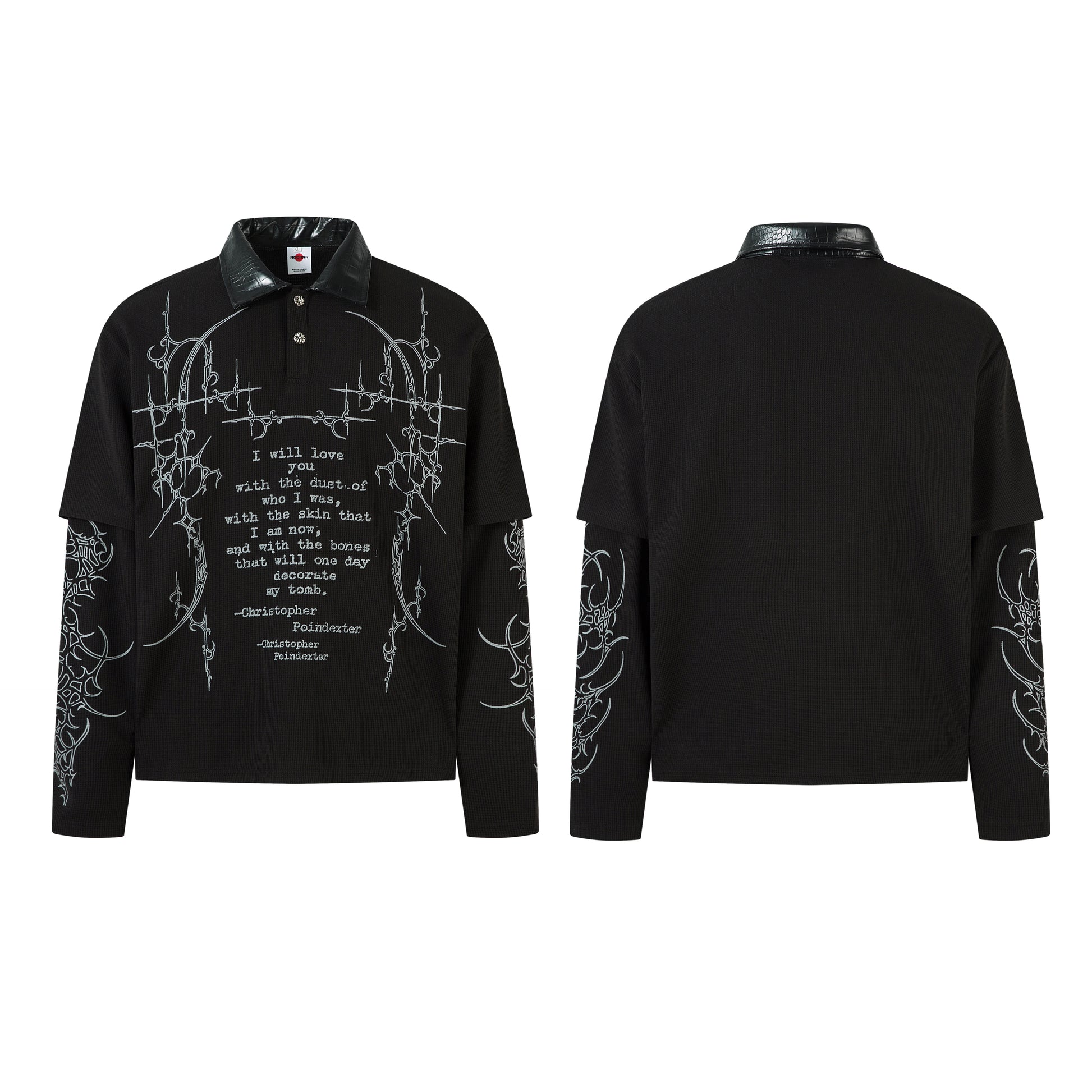 Dark Verse Graphic | Layered Sweatshirt - Santo 