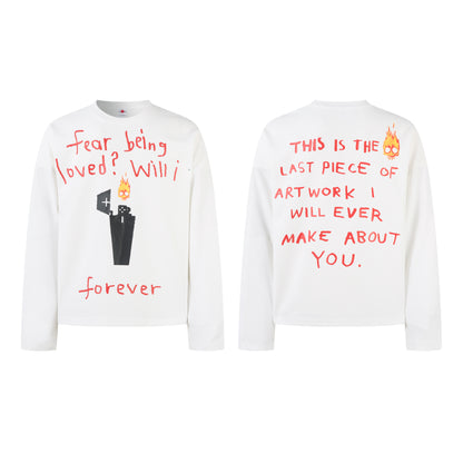 Burning Love Lighter | Graphic Sweatshirt - Santo 