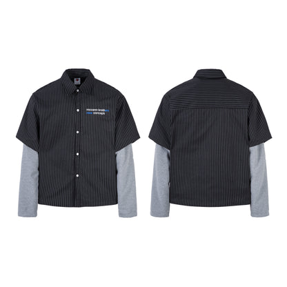 Striped Layered Design | Casual Sweatshirt - Santo 