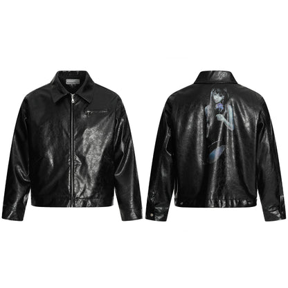 Goth Anime | PU Leather Jacket - Santo 