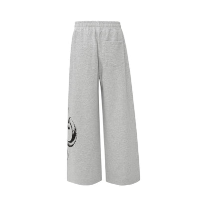 Snake Print | Baggy Sweatpants - Santo 