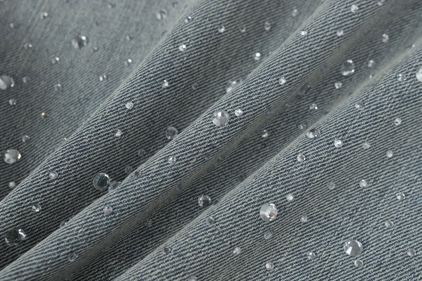 Sparkling Rhinestone | Denim jeans - Santo 