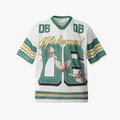 Sports Jersey V-Neck T-Shirt