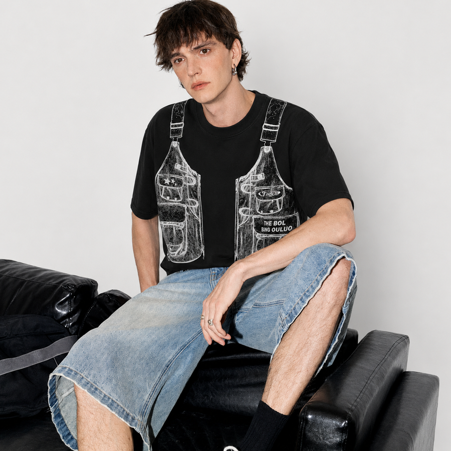 Jacket Print Graphic T-Shirt