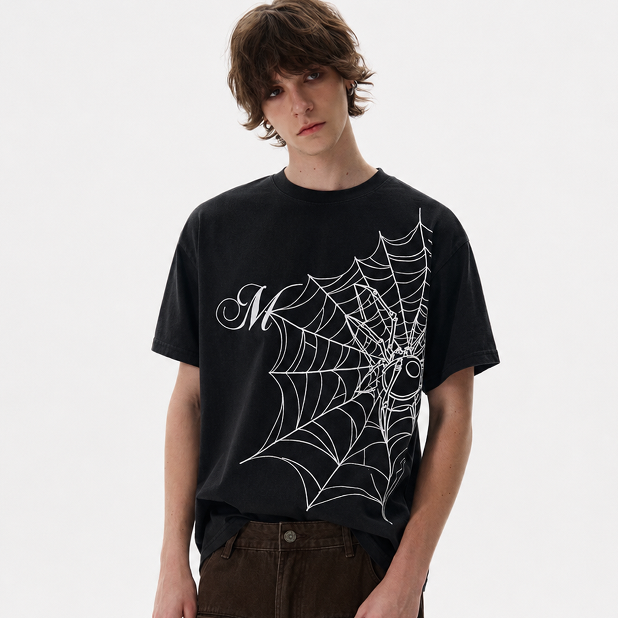 Spider Web Graphic T-Shirt